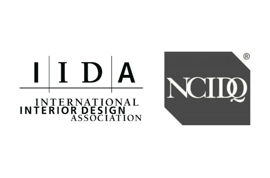 IIDA + NCIDQ IIDA International Interior Design Association Logo + NCIDQ logo